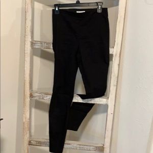 stretchy black pants